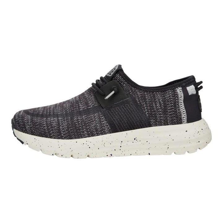 Hey Dude - Hey Dude Women’s Sirocco Speckle Shoe Charcoal Charcoal pic 1 - The Shoe Collective