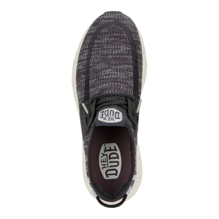Hey Dude - Hey Dude Women’s Sirocco Speckle Shoe Charcoal Charcoal pic 6 - The Shoe Collective