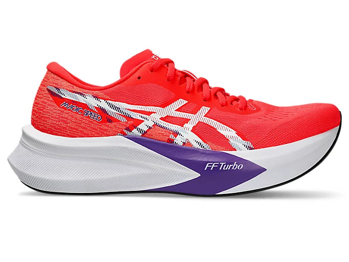 ASICS Men’s Magic Speed 4 Flash Red / White