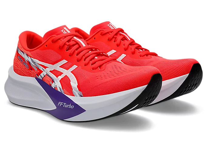 ASICS Men’s Magic Speed 4 Flash Red / White 1