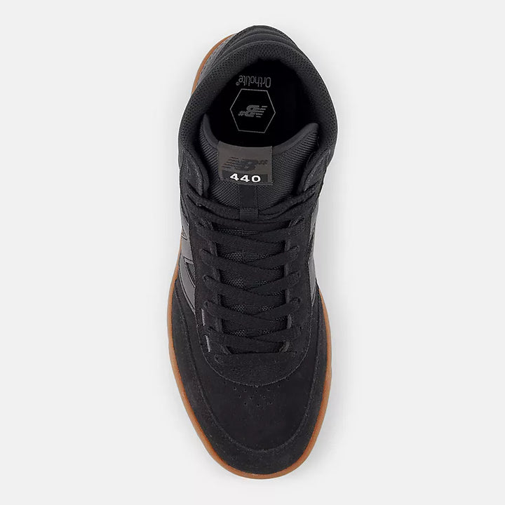 New Balance Numeric Mens 440 High V2 Shoes Black/Brown 3