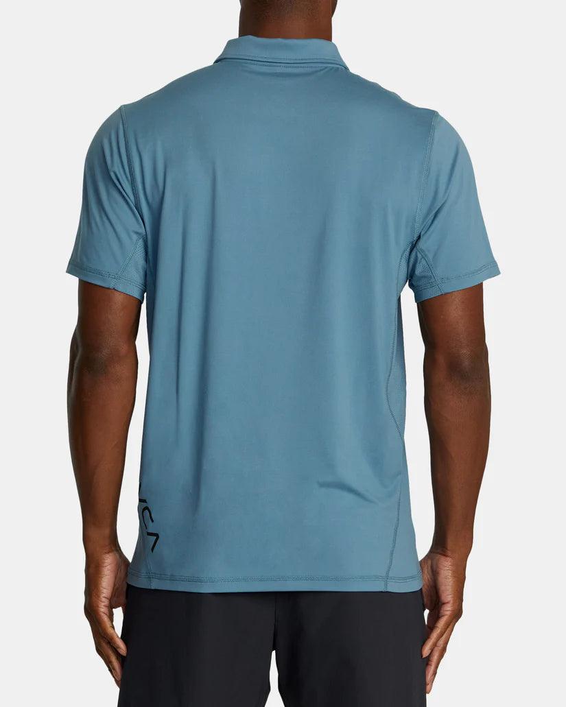 RVCA - RVCA Men's Sport Vent Polo Shirt Glacier pic 3 - The Shoe Collective