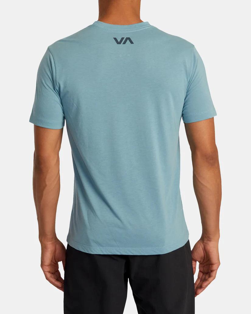 RVCA - RVCA Men's VA Blur Short Sleeve Tee Haze pic 2 - The Shoe Collective