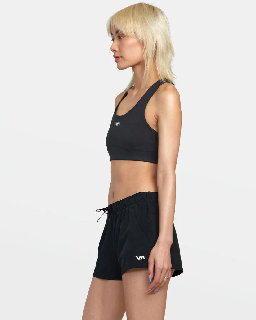 RVCA - RVCA Women’s Essential Low Rise Yogger Short Black pic 4 - The Shoe Collective