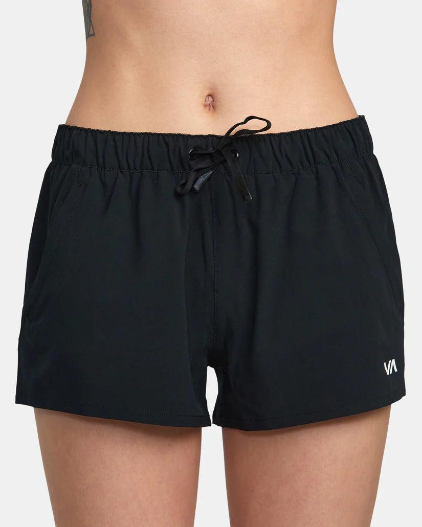 RVCA - RVCA Women’s Essential Low Rise Yogger Short Black pic 5 - The Shoe Collective