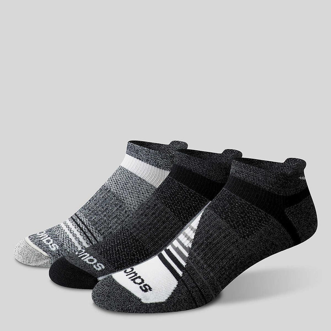 Saucony - Saucony Inferno Wool No Show Tab Black assorted pic 1 - The Shoe Collective