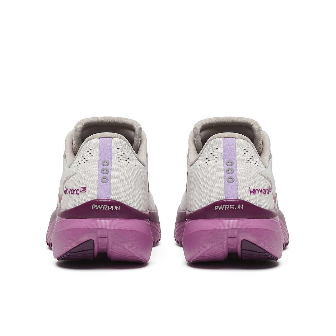 Saucony - Saucony Women's Kinvara 15 Running Shoe Moon/Viola pic 4 - The Shoe Collective