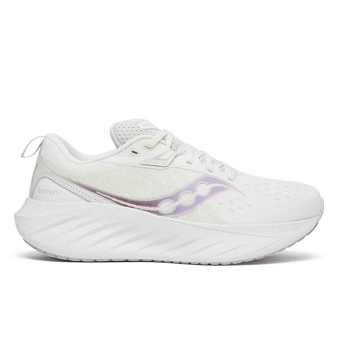 Saucony - Saucony Women's Triumph 22 Running Shoe White/Foam White/Foam pic 1 - The Shoe Collective