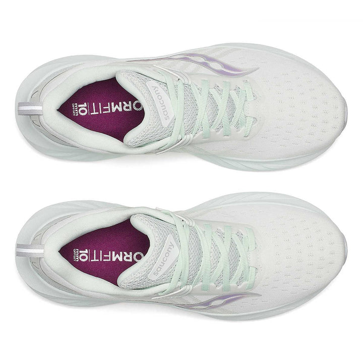 Saucony - Saucony Women's Triumph 22 Running Shoe White/Foam White/Foam pic 4 - The Shoe Collective