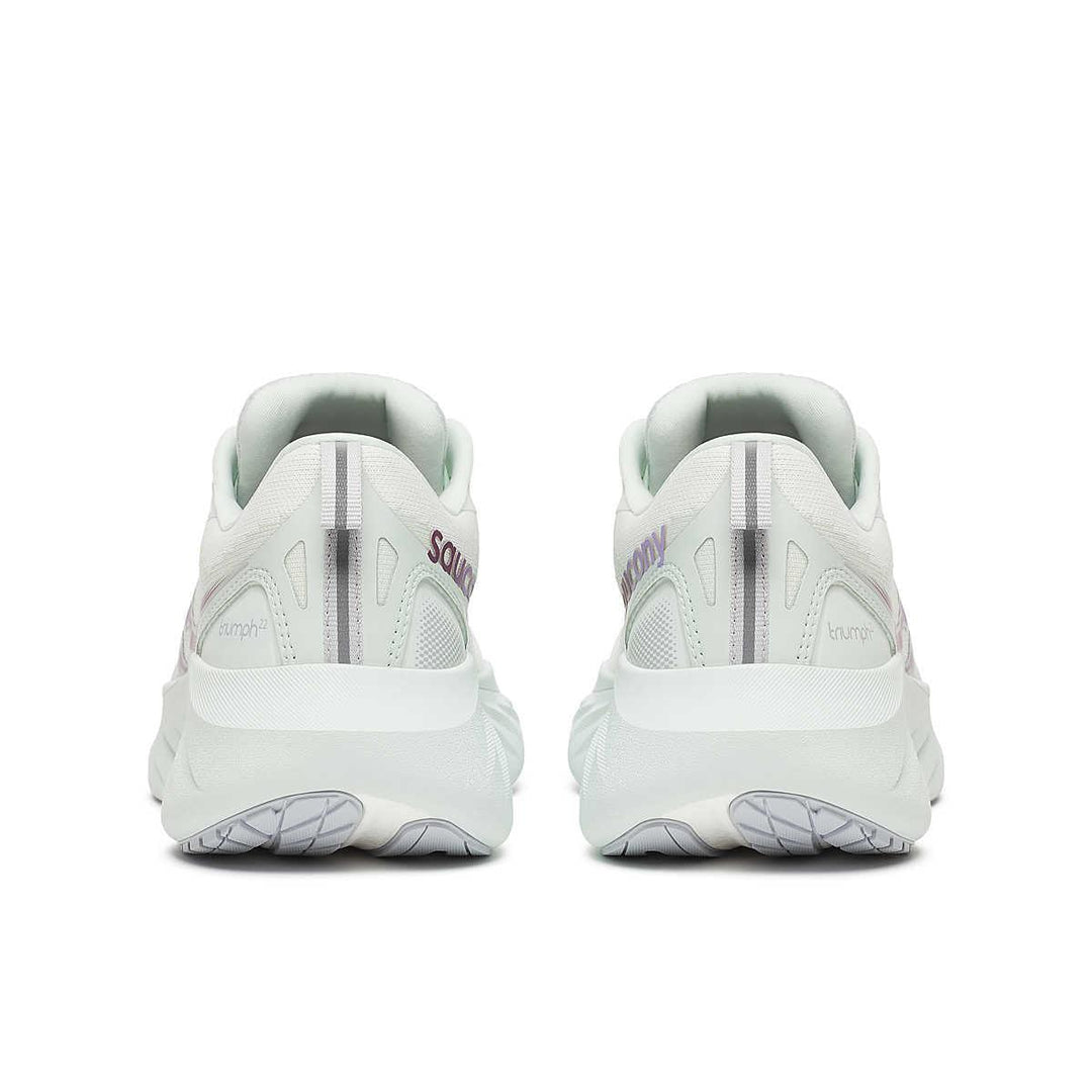 Saucony - Saucony Women's Triumph 22 Running Shoe White/Foam White/Foam pic 5 - The Shoe Collective