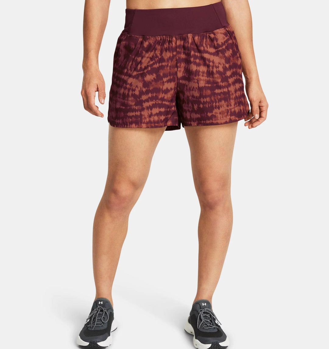 Under Armour - UA Fusion Short Cinnamon Red/Dark Maroon pic 1 - The Shoe Collective