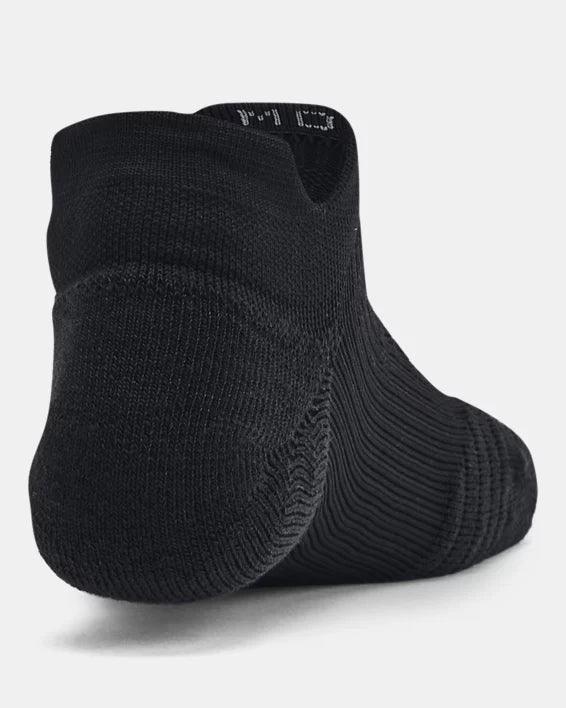 Under Armour - UA Women's Play Up 3-Pack No Show Tab Socks Black/Castlerock pic 3 - The Shoe Collective