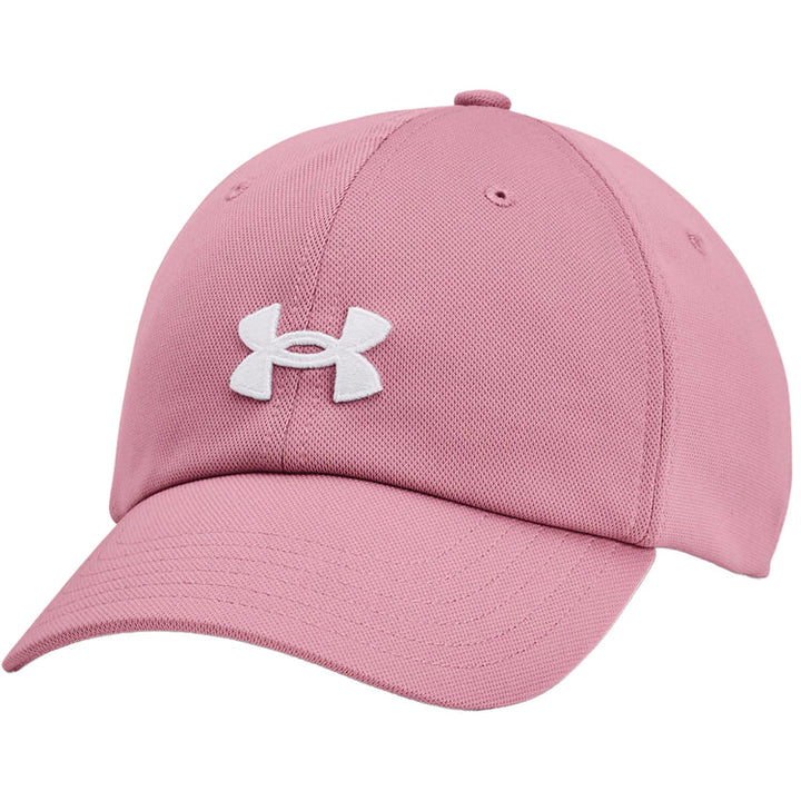 Under Armour - Women’s Blitzing Adjustable Cap Pink Elixir/White pic 1 - The Shoe Collective