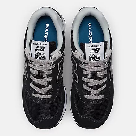 New Balance Women's 574 Core Black/White3