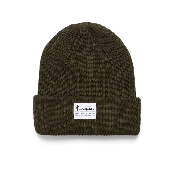 Cotopaxi - Cotopaxi Wharf Beanie Black Iris pic 2 - The Shoe Collective