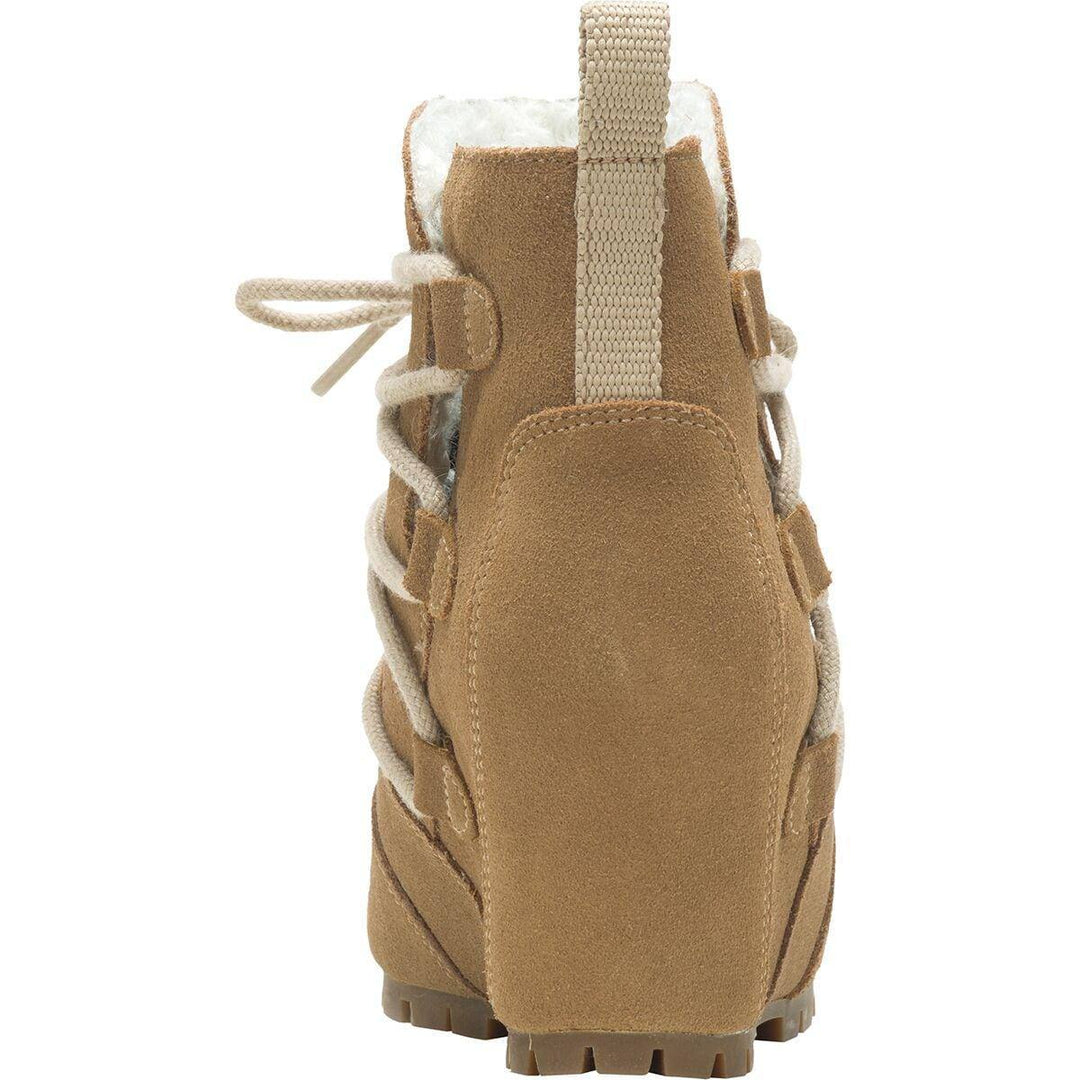 Merrell - Merrell Women's Moab Wedge Polar Boot FINAL SALE CAMEL pic 3 - The Shoe Collective