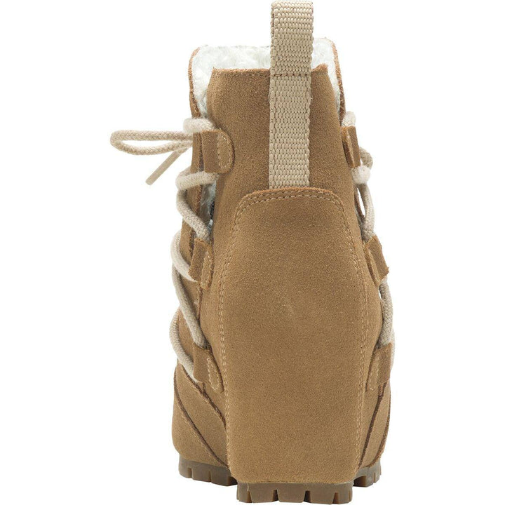 Merrell - Merrell Women's Moab Wedge Polar Boot FINAL SALE CAMEL pic 3 - The Shoe Collective