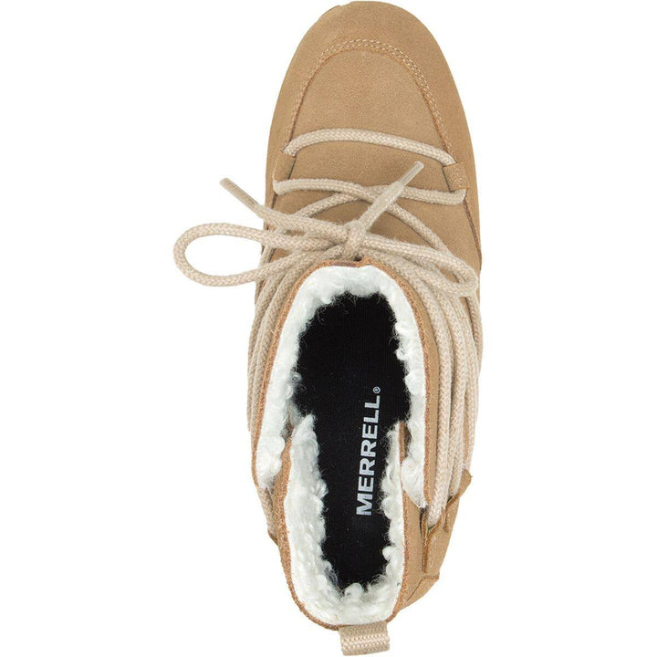 Merrell - Merrell Women's Moab Wedge Polar Boot FINAL SALE CAMEL pic 5 - The Shoe Collective