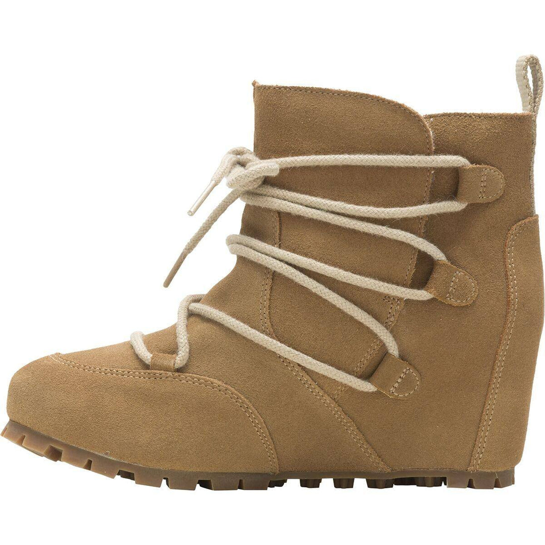 Merrell - Merrell Women's Moab Wedge Polar Boot FINAL SALE CAMEL pic 6 - The Shoe Collective
