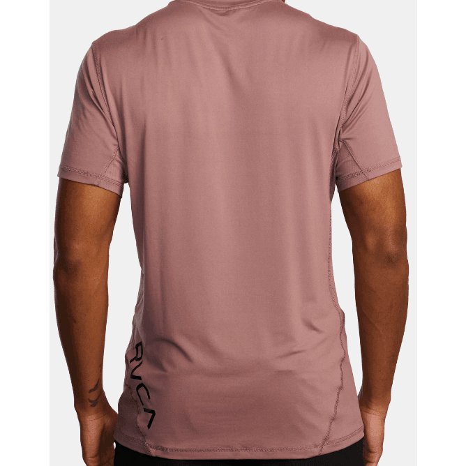 RVCA - Mens Sport Vent Short Sleeve Mauve pic 2 - The Shoe Collective