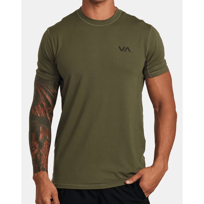RVCA - Mens Sport Vent Short Sleeve Mauve pic 4 - The Shoe Collective