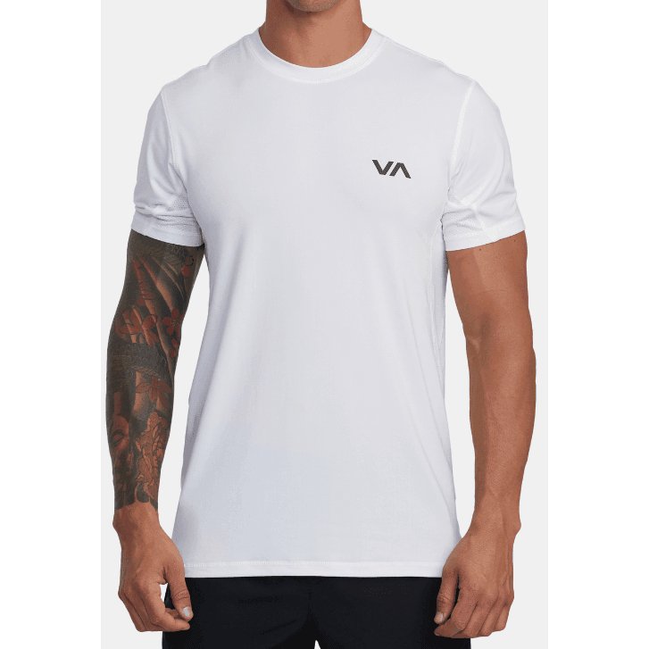 RVCA - Mens Sport Vent Short Sleeve White pic 7 - The Shoe Collective