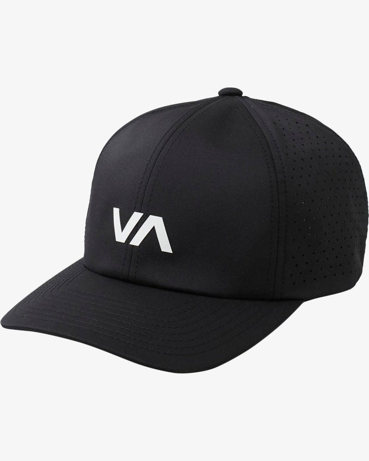 RVCA - RVCA Unisex Vent Perforated Clipback Hat Black pic 1 - The Shoe Collective