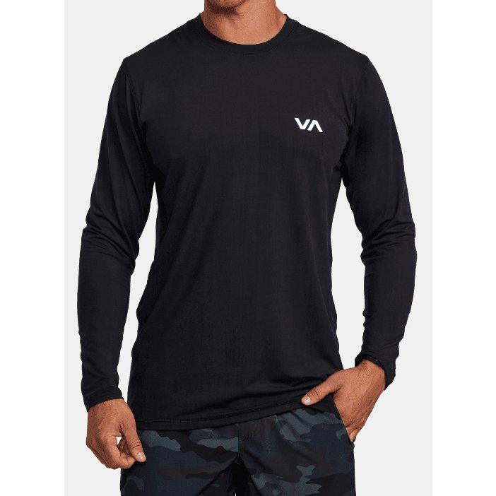 RVCA - Sport Vent Long Sleeve Black pic 1 - The Shoe Collective