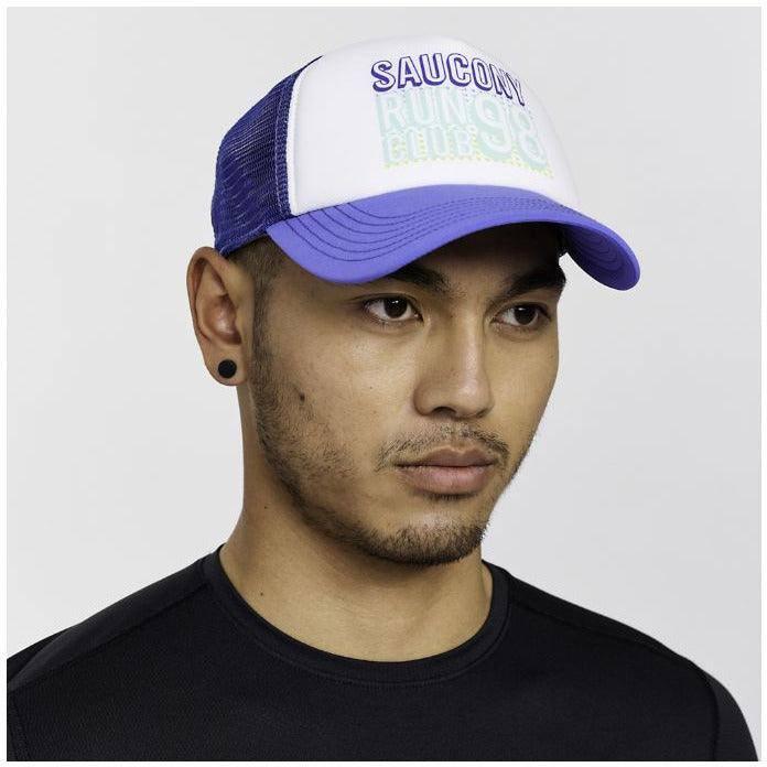Saucony - Saucony Foamie Trucker Hat Blueraz pic 3 - The Shoe Collective