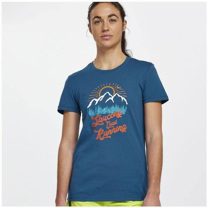 Saucony - Saucony Women's Rested T shirt Nightshade pic 1 - The Shoe Collective