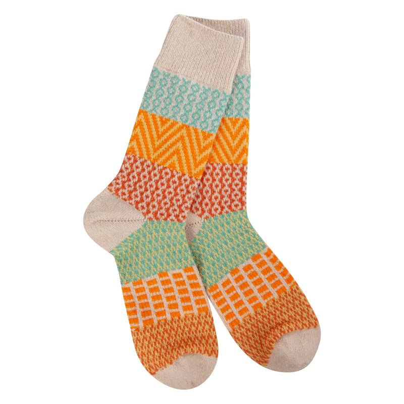Worlds Softest Socks - Weekend Gallery Crew Brandy pic 1 - The Shoe Collective