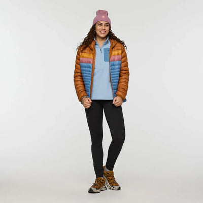 A women wearing brands from Cotopaxi, Merrell for the Women's Collection - The Shoe Collective