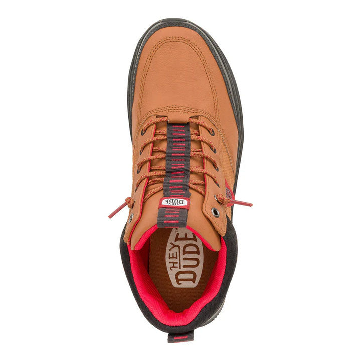 Hey Dude Men’s Tahoe Explore Tan/Burgundy pic 1 - The Shoe Collective