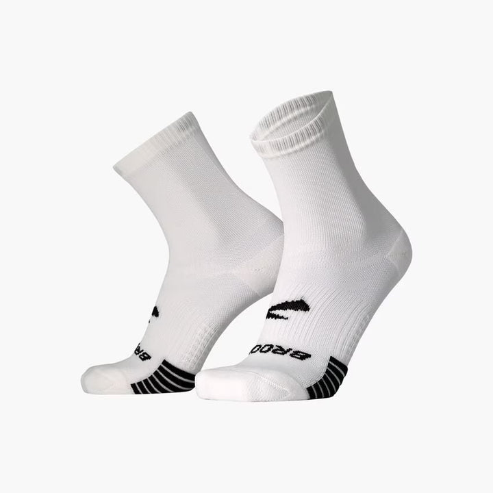 Brooks Ghost Lite Crew 2 Pk Socks - White 