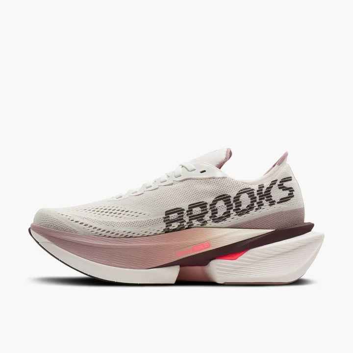 Brooks Women’s Hyperion Max 4 Running Shoe - Coconut/Raisin/Pink 4