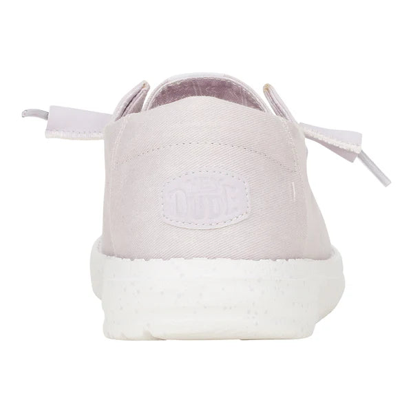 HeyDude Women’s Wendy Stretch Canvas - Lavender 4