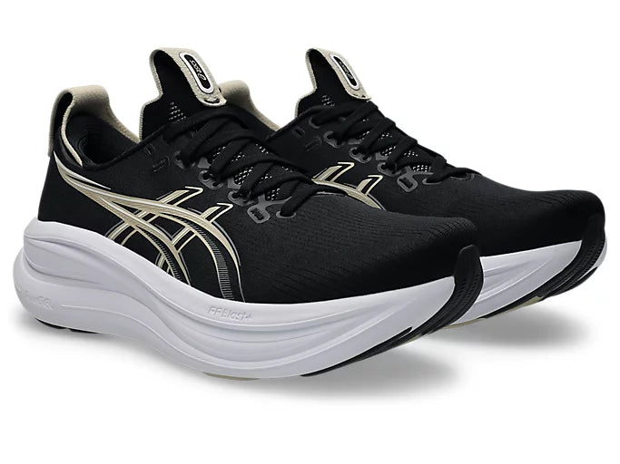 Asics Gel Nimbus 28 Men's Running Shoe - Black/Feather Grey 1