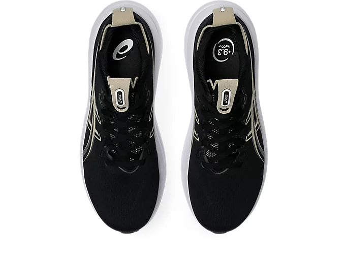 Asics Gel Nimbus 28 Men's Running Shoe - Black/Feather Grey 5