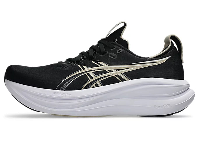 Asics Gel Nimbus 28 Men's Running Shoe - Black/Feather Grey 4