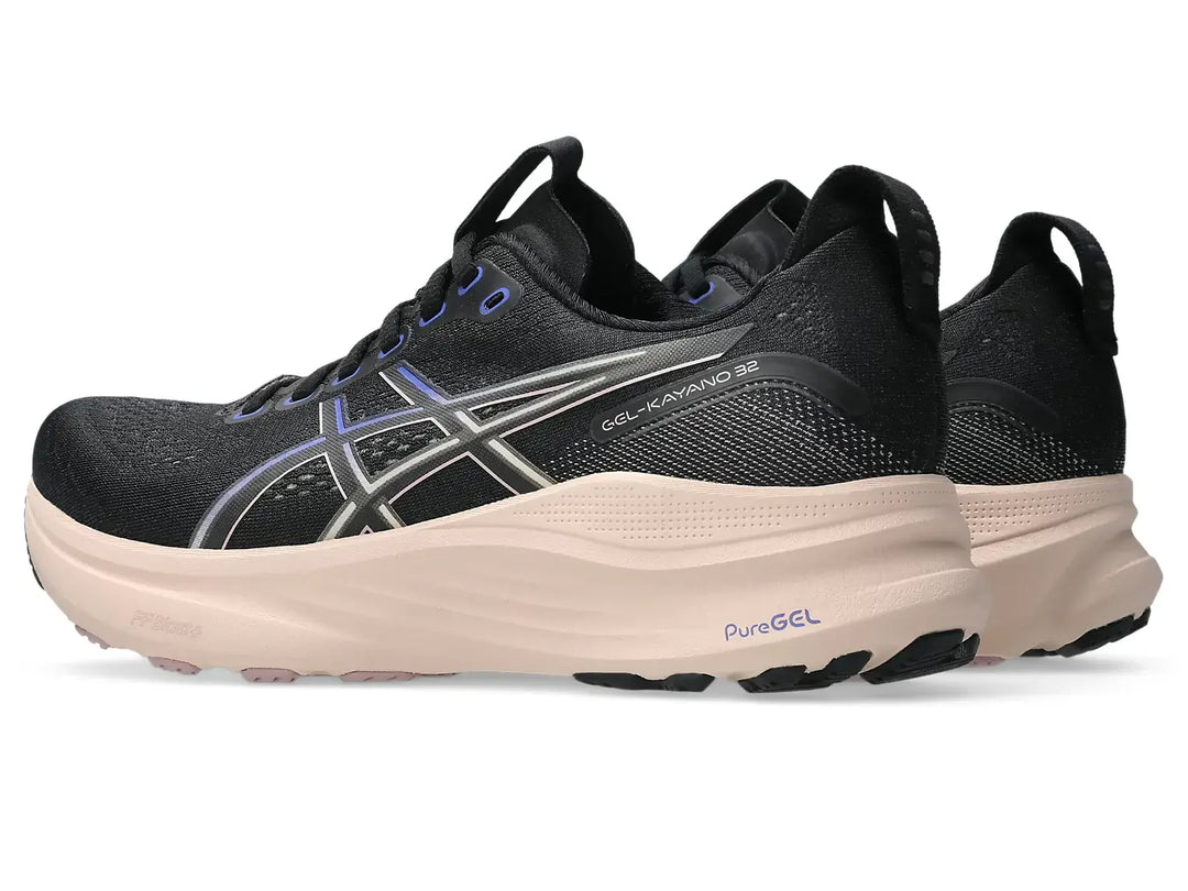 Asics Women’s Gel-Kayano 32 Running Shoe Black/Pearl Pink 5