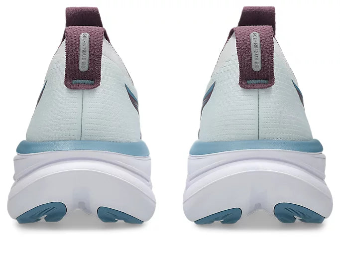 Asics Gel Nimbus 28 Women's Running Shoe - Artic Blue/Velvet Purple 4