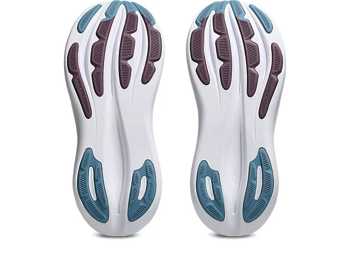 Asics Gel Nimbus 28 Women's Running Shoe - Artic Blue/Velvet Purple 7