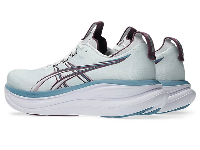 Asics Gel Nimbus 28 Women's Running Shoe - Artic Blue/Velvet Purple 2