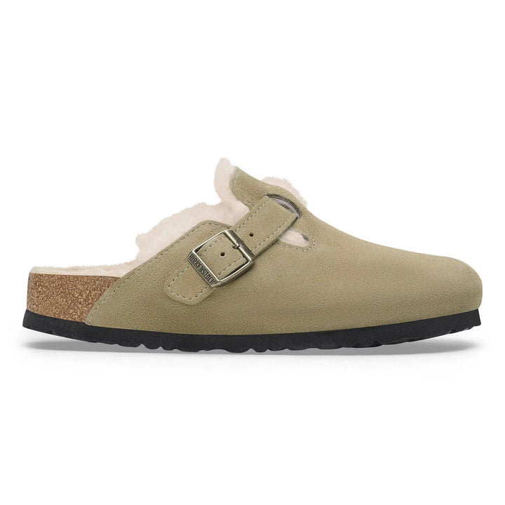 Birkenstock Men’s Boston VL/Shearling Clog - Taupe 3