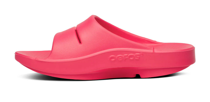 Oofos Unisex OOahh Slide Sandal Neon Berry - Neon berry 5