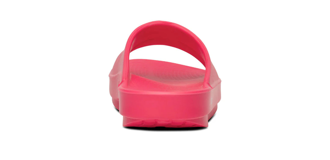 Oofos Unisex OOahh Slide Sandal Neon Berry - Neon berry 6