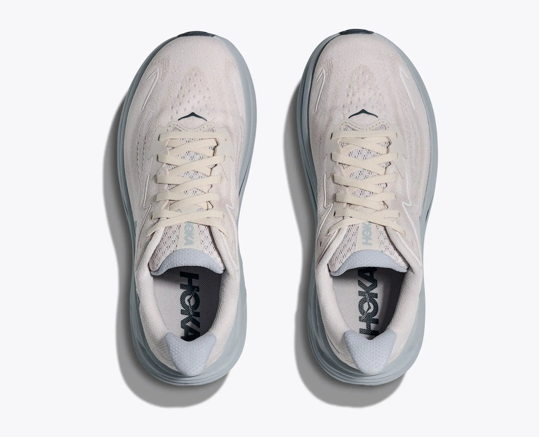 Hoka Clifton 10 Women's Running Shoe Grout/Mineral Blue 3