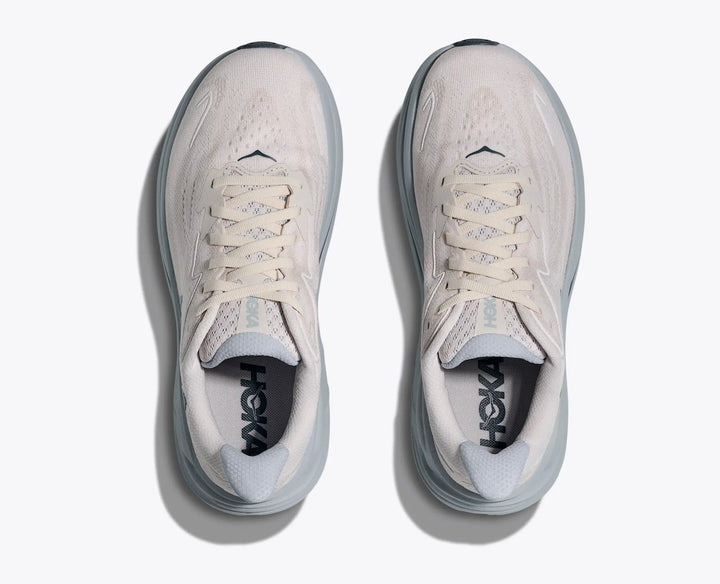 Hoka Clifton 10 Women's Running Shoe Grout/Mineral Blue 3