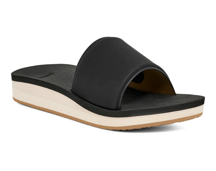Sanuk Womens Highland Slide Black 1