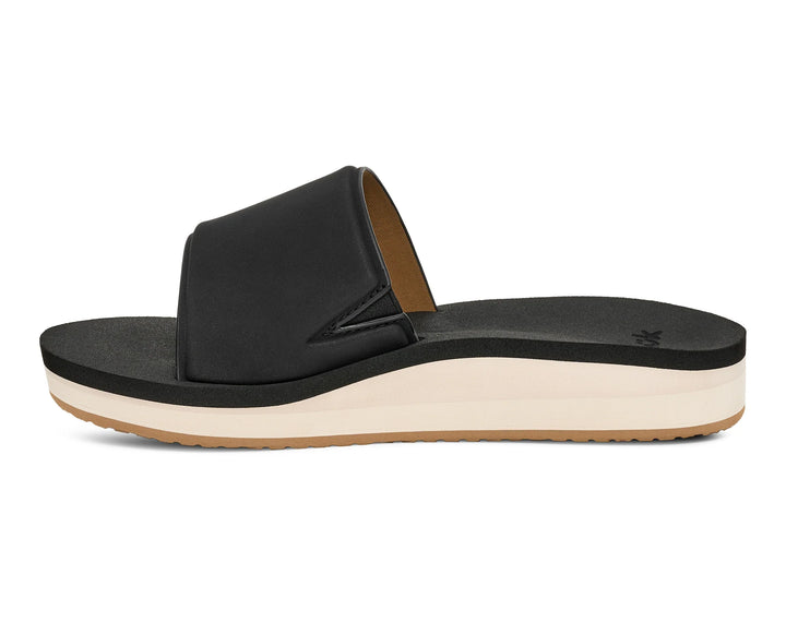 Sanuk Womens Highland Slide Black 2